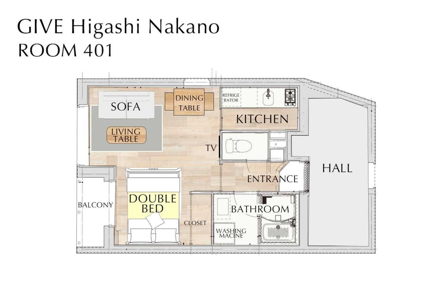 Give Higashi Nakano Tokyo Eksteriør billede