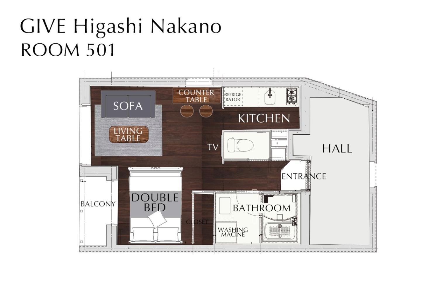 Give Higashi Nakano Tokyo Eksteriør billede