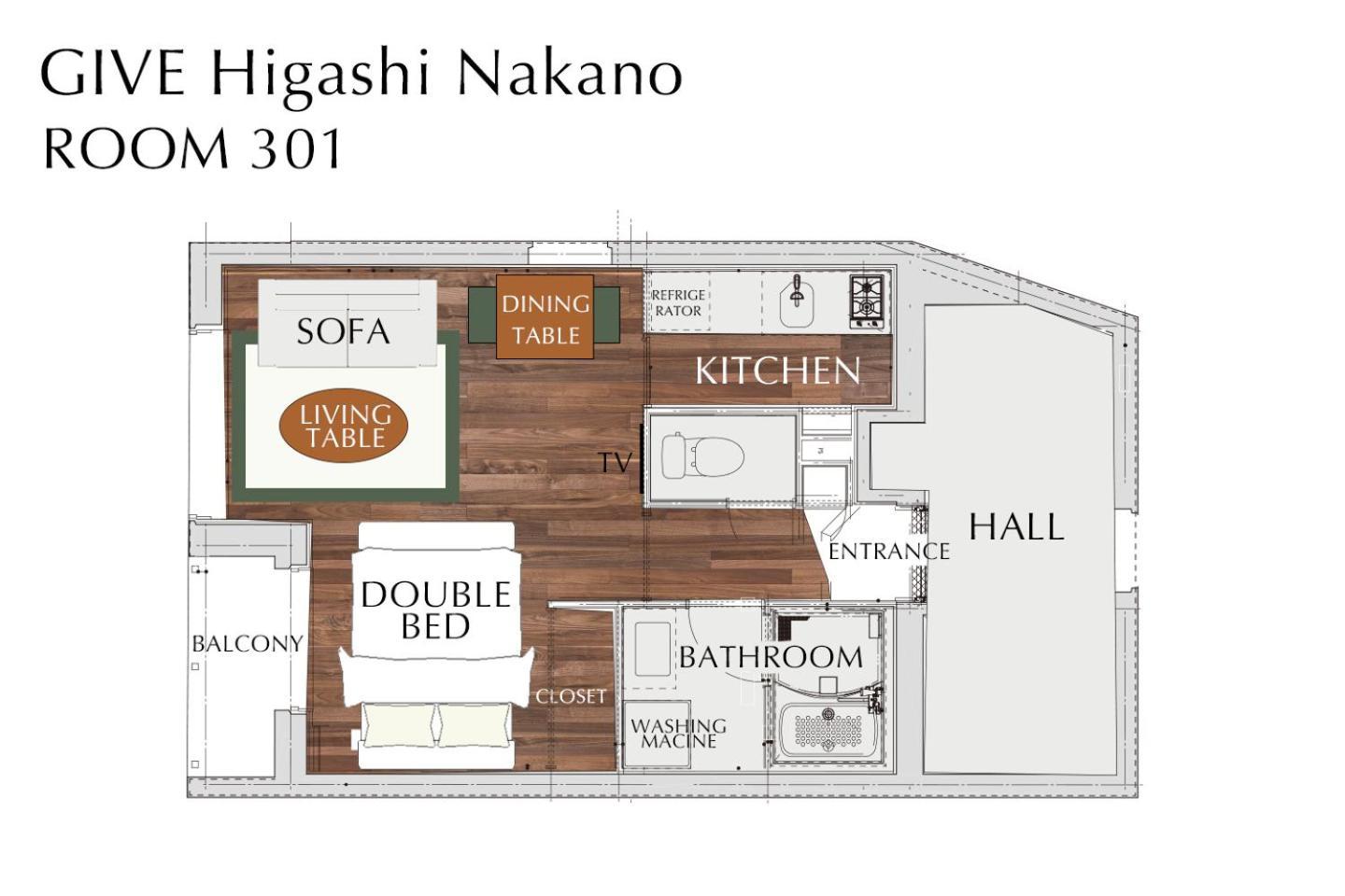 Give Higashi Nakano Tokyo Eksteriør billede